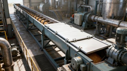 Aplicação Eficiente de Transportadores de Rosca em U em Fábricas de Ração