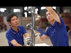 Conveyor de parafusos de tubo de lama em forma de U para granulação e alimentação de grãos