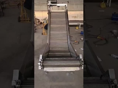 Conveyor de cadeia de arrastão personalizado de OEM Controle elétrico para transmissão de detritos de edifícios