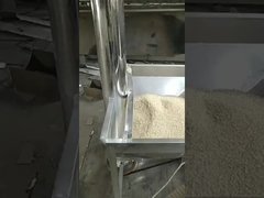 Sistema de transportador de pós de aço inoxidável