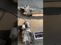 Conveyor a parafuso de aço inoxidável de tamanho personalizado para manuseio de materiais