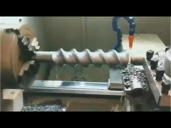 Parafusos de extrusão simples com cabeça de mistura para o fabrico de tubos granulares de PE, PPR e PP