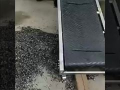 Sistema móvel de transporte de correia de 20 pés Motor de 1,1 kW para resíduos de construção