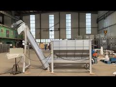 Máquina de transporte de parafusos sem eixo helicoidal