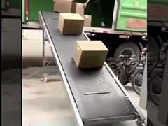 oem Cinturão de transporte industrial inclinado para carga e descarga de mercadorias