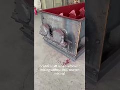 Misturador de eixo duplo de rosca transportadora multi-eixo personalizado - Misturador de pás de eixo duplo para serviço pesado para concreto