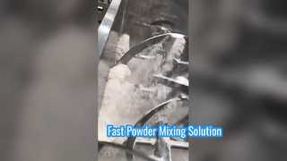 Misturador de pó em aço inoxidável de alta eficiência