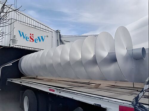 Últimas notícias da empresa sobre Expertos em manuseio de material a granel de transportador de parafuso Oferecemos-lhe toda a nossa experiência em transporte de parafuso e fabricação de vôos de auger