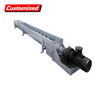 Bom preço. Transportador de parafusos resistente ao calor de aço inoxidável personalizado para manuseio de materiais on-line