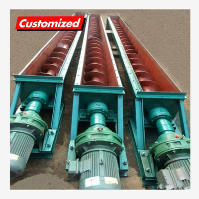 Bom preço. Transportador de parafusos de alta eficiência e resistente ao calor personalizado para transporte de grãos e pós on-line