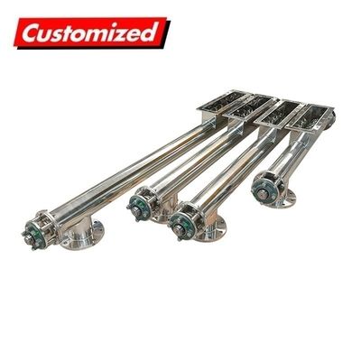 comprar OEM Custom Tubular parafuso Auger alimentador de aço inoxidável com estrutura compacta Fabricação em linha