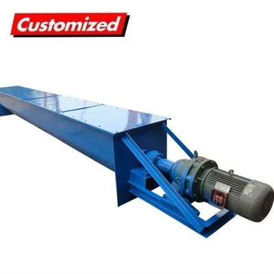 comprar OEM Transferência de pó personalizada Máquina de aço inoxidável parafusador de alimentação transportador de auge espiral Fabricação em linha