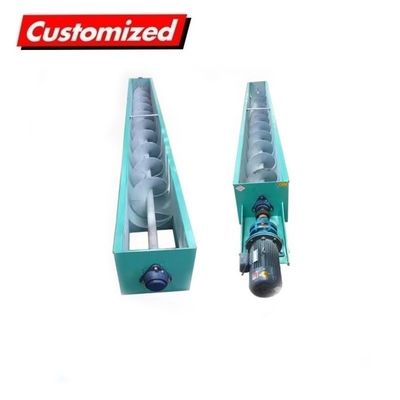 comprar Transportador de ventoinha sem eixo de parafuso de aço inoxidável para tratamento de águas residuais Fabricação em linha