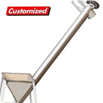 comprar KX0018 Alimentação de torneiras de aço inoxidável para pequenas máquinas de transporte de parafusos de cimento Fabricação em linha