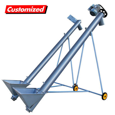 Bom preço. Material resistente ao calor Característica Máquina de alimentação industrial Mini transportador de parafuso inclinado on-line