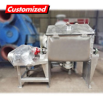 comprar Máquina de mistura de pó de medicamentos com projeto horizontal industrial e misturador de fita Fabricação em linha
