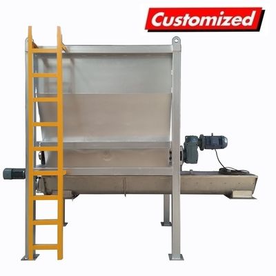 comprar Misturador de parafusos horizontais para mistura de pó na indústria de sistemas de transportadores Fabricação em linha