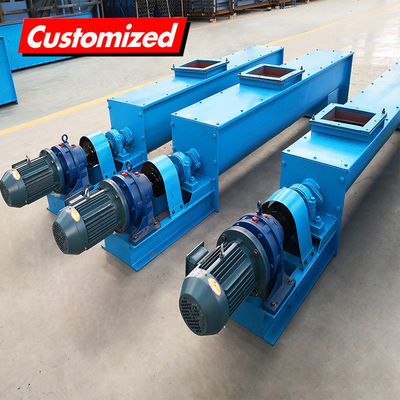 comprar Transporte de sedimentos de aço carbono de pintura de eixo de parafuso transportador de auge para fábrica Fabricação em linha