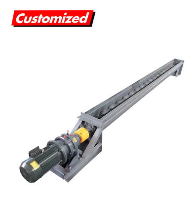 Bom preço. Transportador de parafusos de aço inoxidável de alta eficiência com sistema de transmissão personalizado on-line