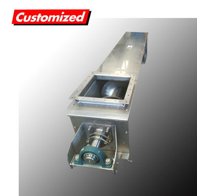 Bom preço. Estrutura personalizada Sistema de transportador de parafusos de aço inoxidável resistente ao calor para granulado de pó on-line