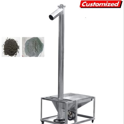 comprar Alimentação de revestimento de parafusos de aço inoxidável para sistema de transporte de pó personalizado com design flexível Fabricação em linha