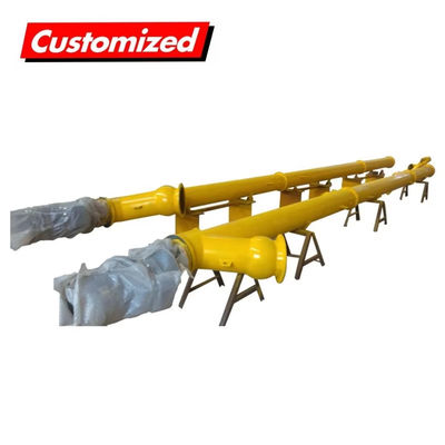comprar Pequeno cimento flexível transportador de torneira espiral Tubular sistema de transporte de parafuso Fabricação em linha