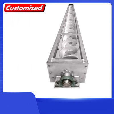Bom preço. Conveyor de parafusos de aço inoxidável resistente ao calor para manuseio de materiais on-line