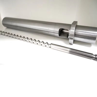 comprar 2025 Liga de aço inoxidável personalizada Extrusor de parafuso único duplo Barril recíproco de injeção de chumbo de alimentação de parafuso de auge de nitreto Fabricação em linha