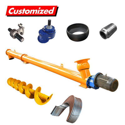 Bom preço. Fácil de operar transportador de parafuso transportador de parafuso pesado de aço carbono de grau industrial Capacidade de transporte 5-200t / h Customização suportada on-line