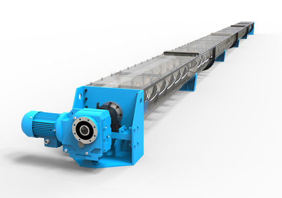 Bom preço. Transportador espiral de qualidade industrial para o transporte de materiais de construção e resíduos sólidos em vários ambientes industriais on-line