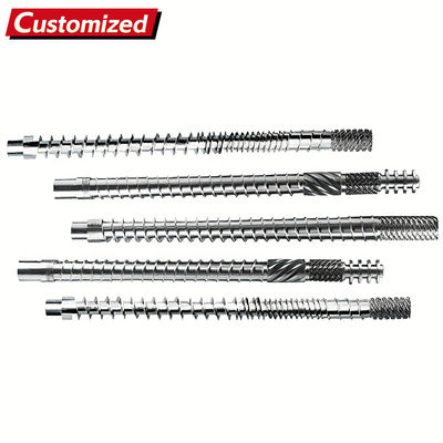 Bom preço. Materiais de tratamento de alta qualidade personalizados para máquina de reciclagem, parafuso e cilindro para soprar filme, peças para máquinas de plástico e borracha on-line