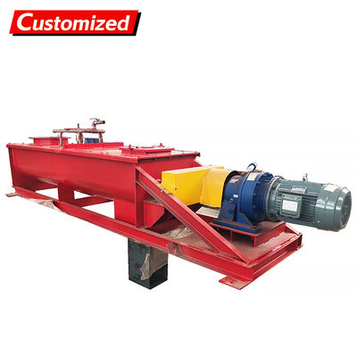 Bom preço. Misturador de pás em aço inoxidável de 7,5 kW para condicionamento de cinzas de usina on-line