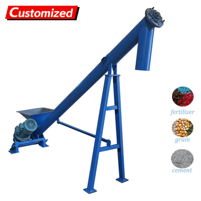 Bom preço. custom Automatic Cement Powder Inclined Auger Screw Conveyor Feeder  Cement Screw Portable Conveyor for Truck Unloading on-line