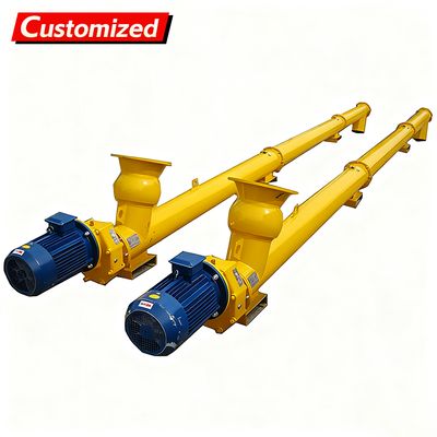Bom preço. Custom Auger Conveyor Systems Cement silo discharge Manufacturer Automatic Cement Powder Inclined Auger Screw Conveyor Feeder on-line