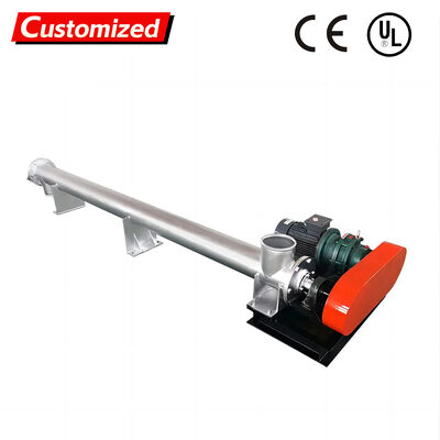 Bom preço. Transportador helicoidal tubular de alta eficiência em aço inoxidável para manuseio personalizado de materiais a granel On-line