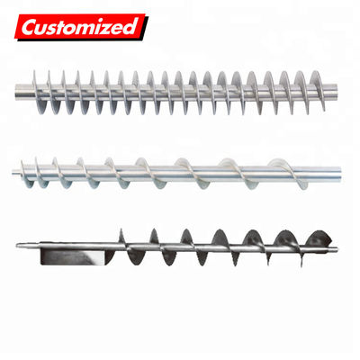 Bom preço. Rosca sem-fim personalizada OEM em aço inoxidável de qualidade alimentar para silo de varredura de grãos on-line