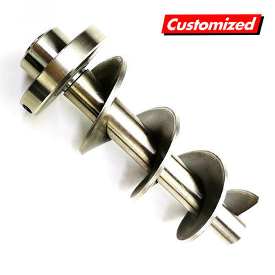 Bom preço. Rosca sem-fim dosadora de aço inoxidável de alta precisão para alimentos personalizada para aplicações OEM on-line