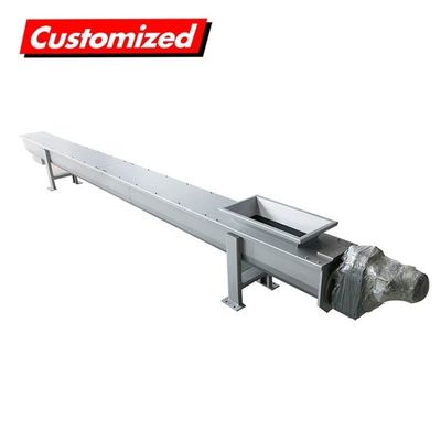 Bom preço. Tempo de entrega estimado OEM Conveyor de parafusos de aço carbono para transporte de lodo de grãos personalizado on-line