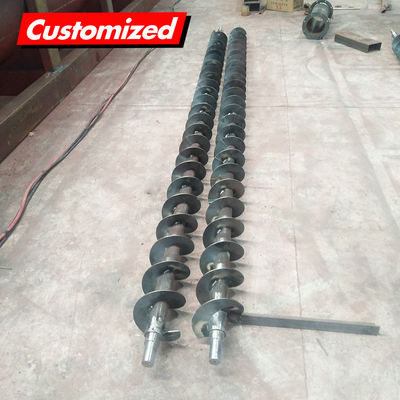 Bom preço. ODM/OEM Custom Continuous Screw Flight Auger Parts Screw Parts Ferro Inoxidável Espiral Blade Conveyor on-line