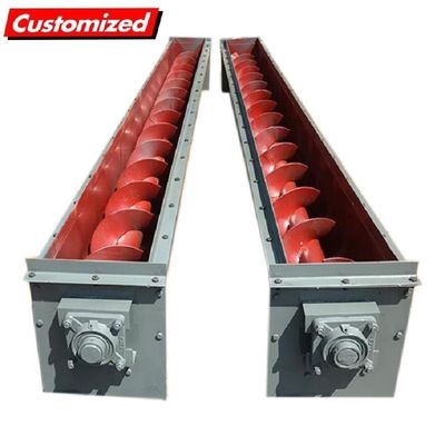 Bom preço. Conveyor de parafusos de serragem de cimento flexível para uso industrial on-line