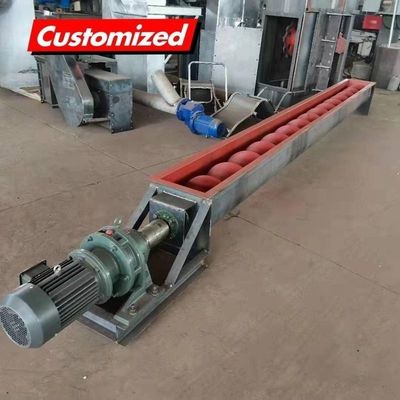 Bom preço. Máquina de alimentação por parafuso de lodo em forma de U Sistema de transportador de parafuso tubular transportador OEM on-line