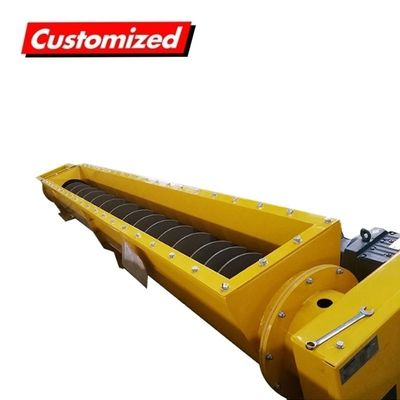 Bom preço. Sistema de transmissão personalizado de alimentação de transportador espiral para transporte de lodo de resíduos de petróleo on-line