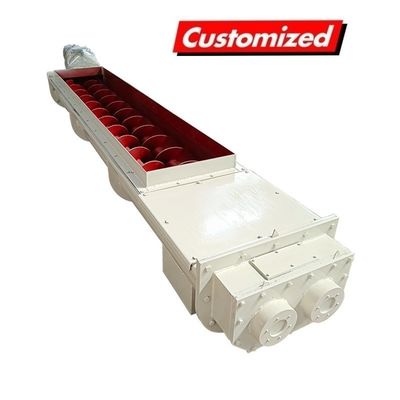 Bom preço. Transportador de parafuso de eixo duplo de aço carbono personalizado com US 110.000kg de peso bruto do pacote on-line