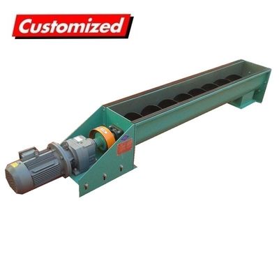 Bom preço. OEM Industrial de aço carbono transportador espiral U Trough Auger transportadores de parafuso garantidos on-line