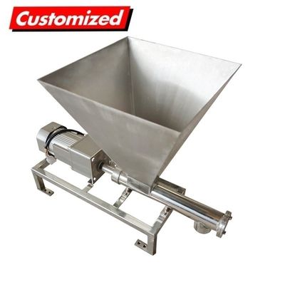 Bom preço. Feeder de parafuso de aço inoxidável com alimentador de auge personalizado para uso industrial on-line