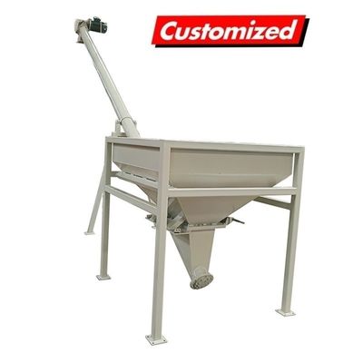 Bom preço. Feeder de parafuso inclinado de aço carbono profissional para transporte de pó de grãos on-line