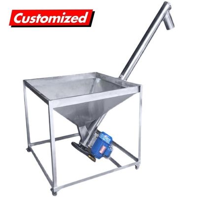 Bom preço. Feeder de parafuso inclinado de aço inoxidável resistente ao fogo com estrutura compacta on-line