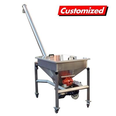 Bom preço. Pólvora de milho Vibração de parafuso transportador alimentador Estrutura compacta com colchão on-line