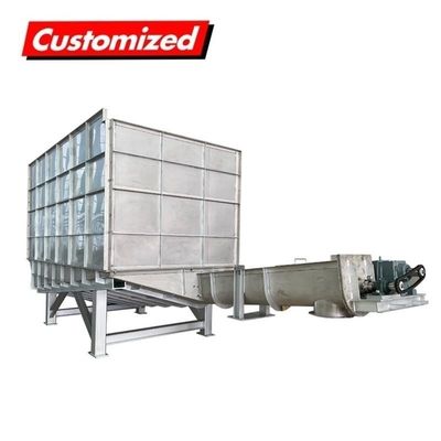 Bom preço. Aço inoxidável Vertical flexível Auger transportador resistente ao calor com Hopper on-line