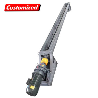 Bom preço. Transportador espiral sem eixo de aço inoxidável de alta eficiência para manuseio de materiais personalizados on-line